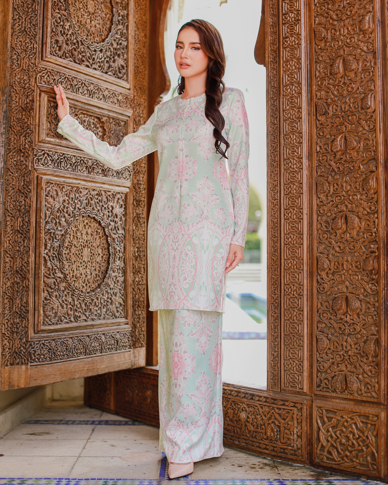 SEKAR KURUNG - MINT GREEN